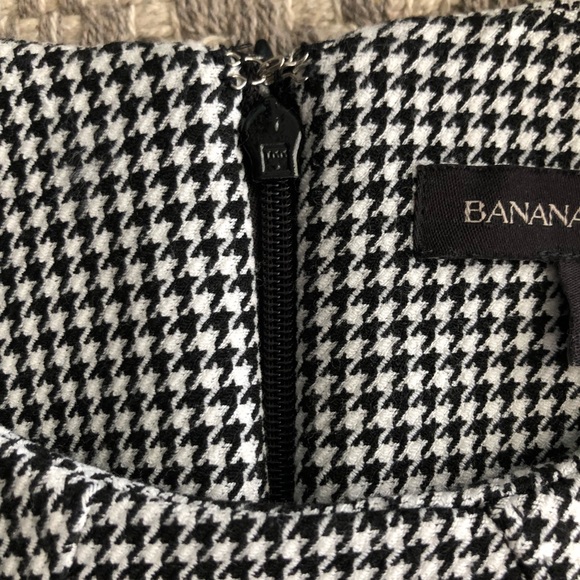 Banana Republic houndstooth sheath dress size 10 - Picture 3 of 12